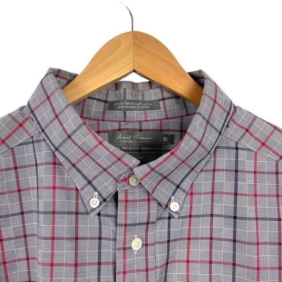 Daniel Cremieux Size 2XT Blue Striped Long Sleeve Button Down Dress Shirt - Picture 4 of 12